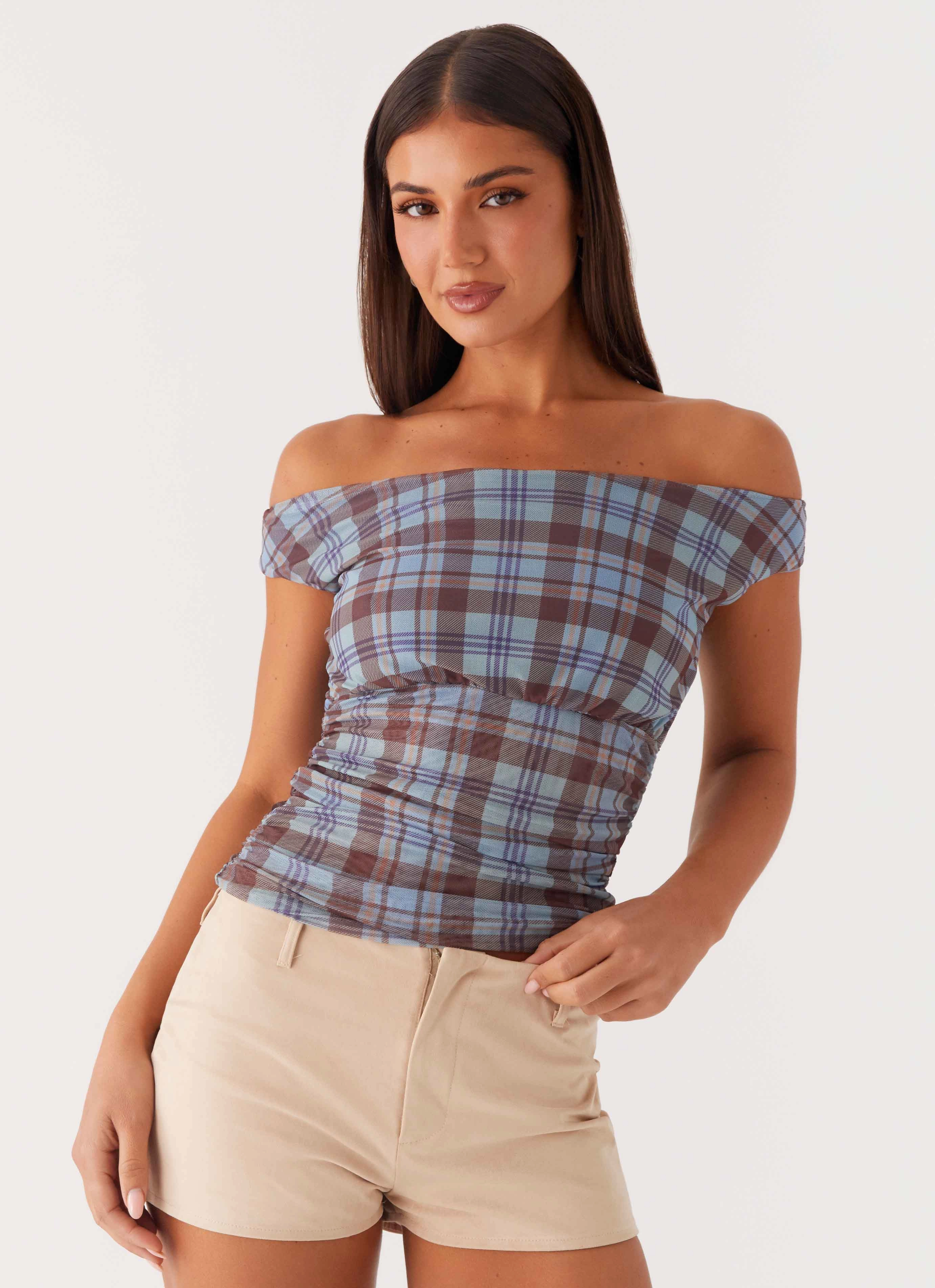 Advantage Zahli Off Shoulder Top - Shoreline Check