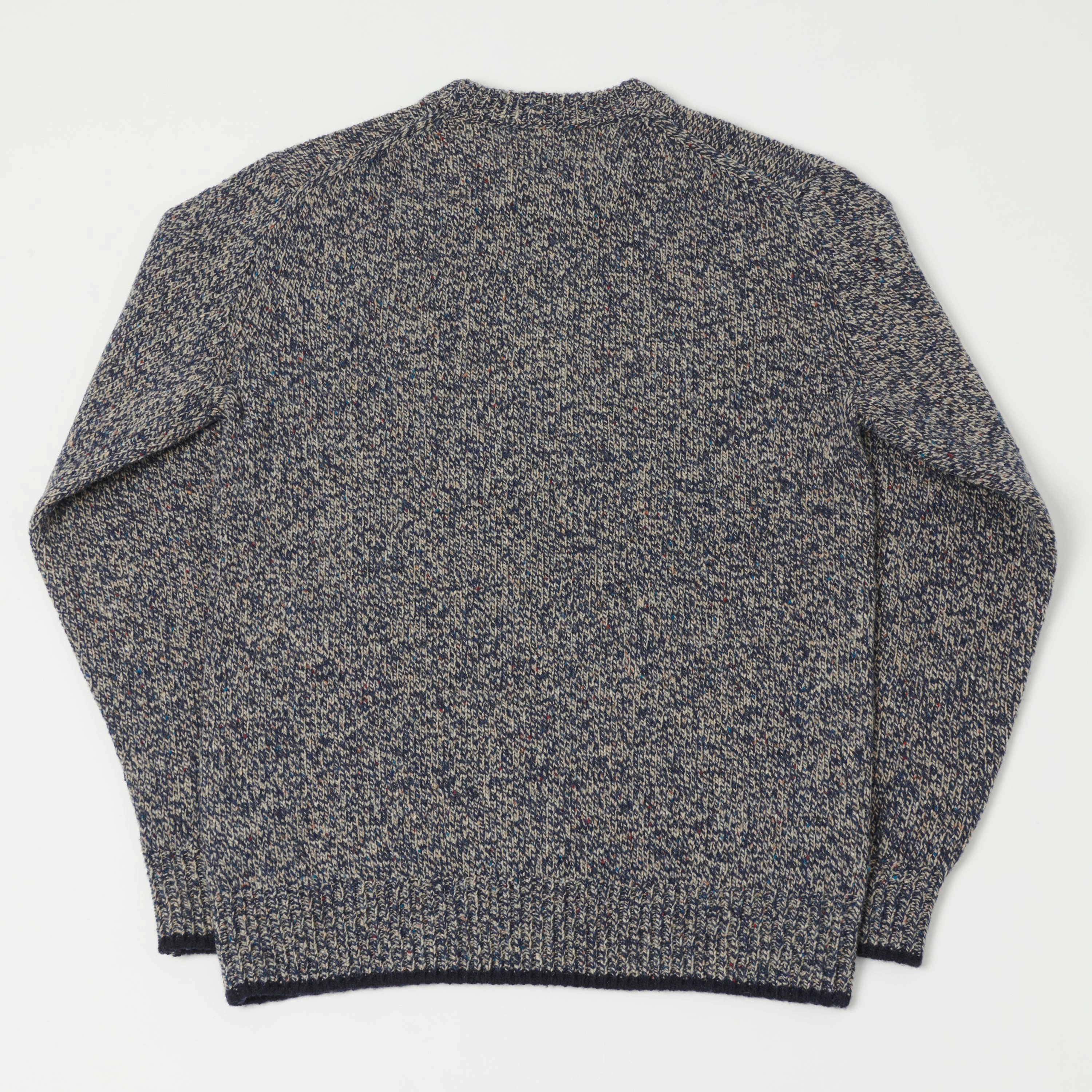 Early Chill Daily Casual Hartford 'Marl' Crew Knitted Sweater - Indigo Marl