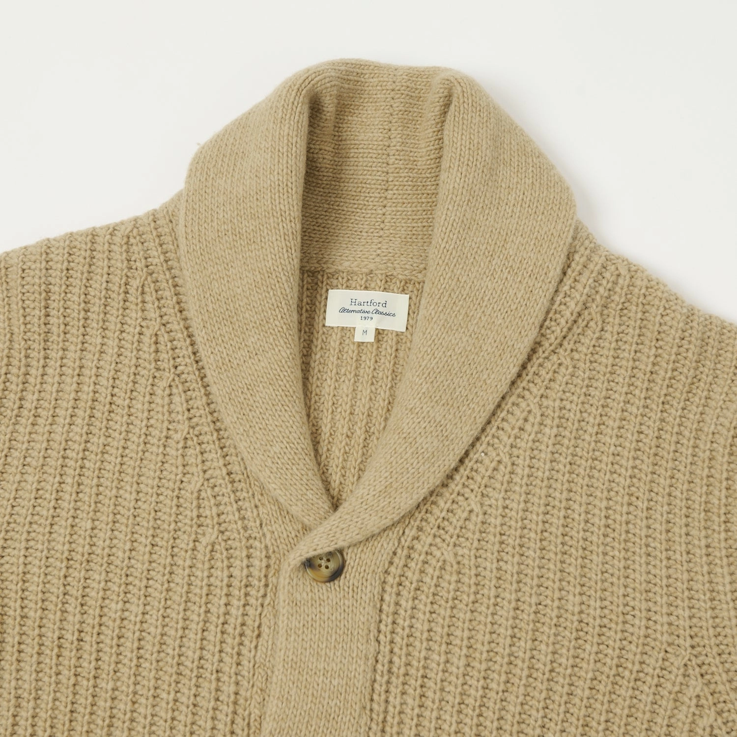 Friction Resistant Hartford Shawl Collar Cardigan Cardigan - Camel