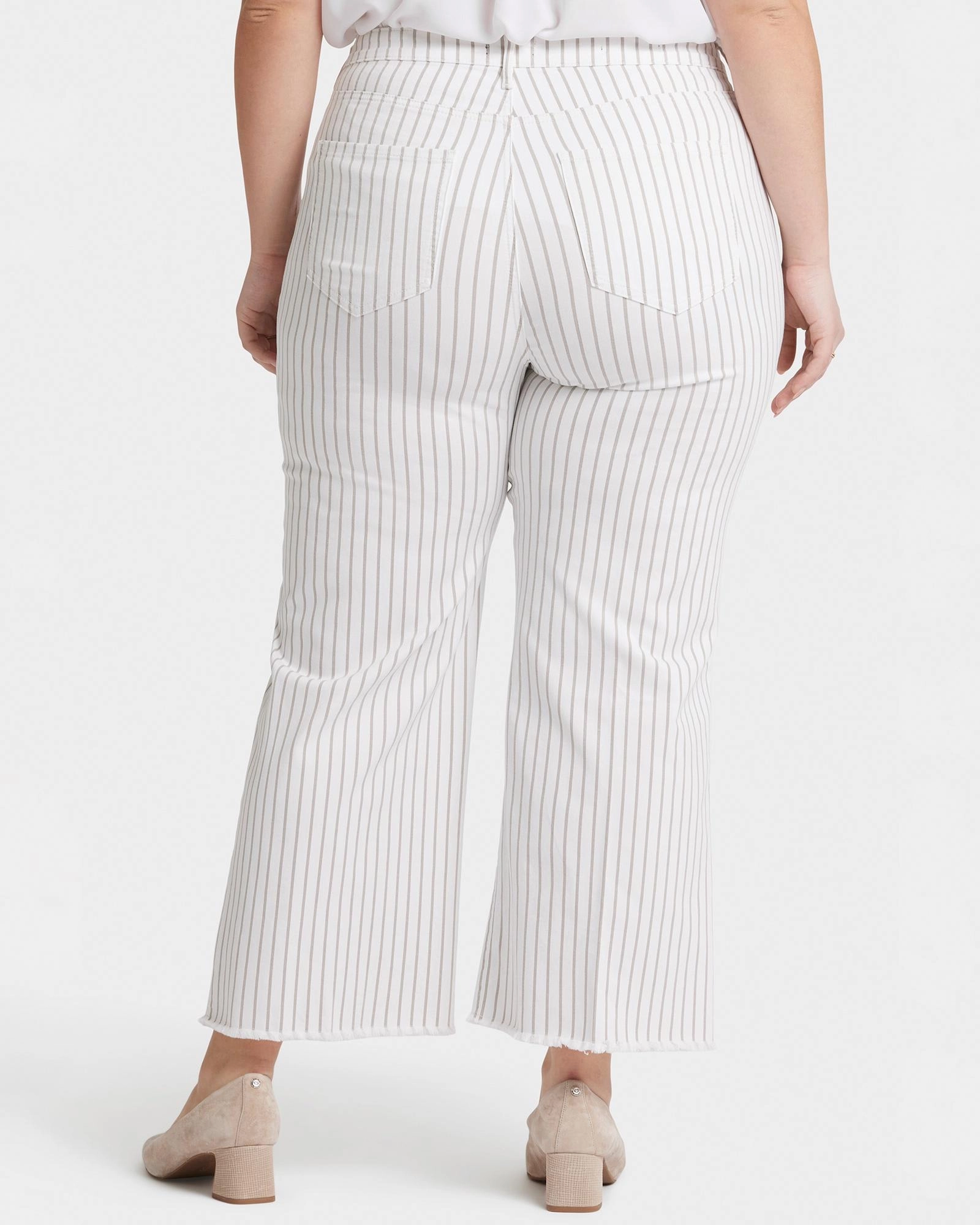 Teresa Wide Leg Ankle Jean | Beach Cruise Stripe Trend Setter Home Comfort