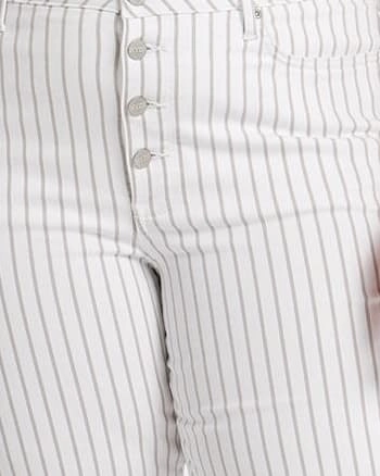 Teresa Wide Leg Ankle Jean | Beach Cruise Stripe Clean Outfit Perfect Length