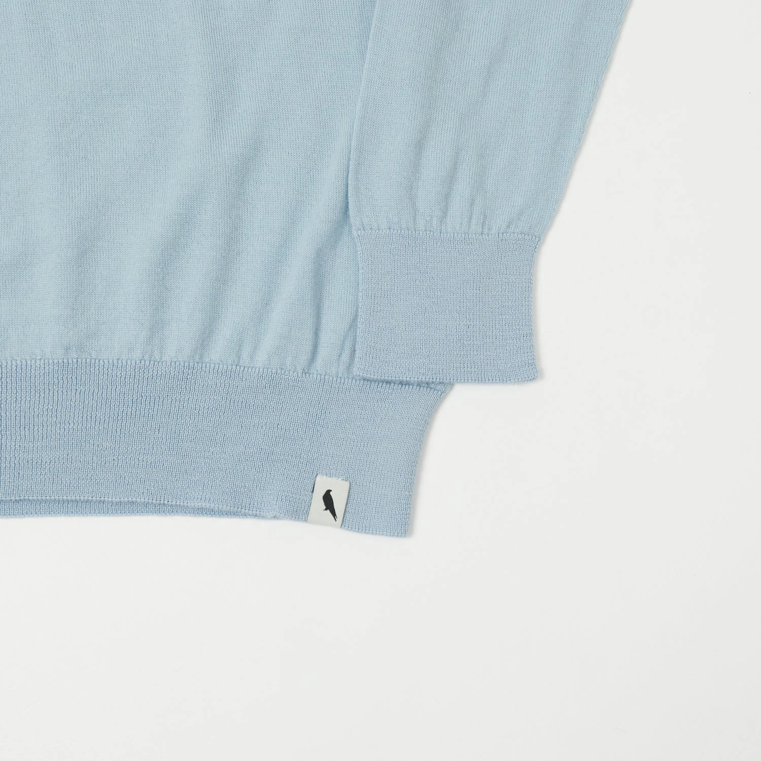 Peregrine Long Sleeve Wool Polo Shirt - Ocean Durable Elasticity