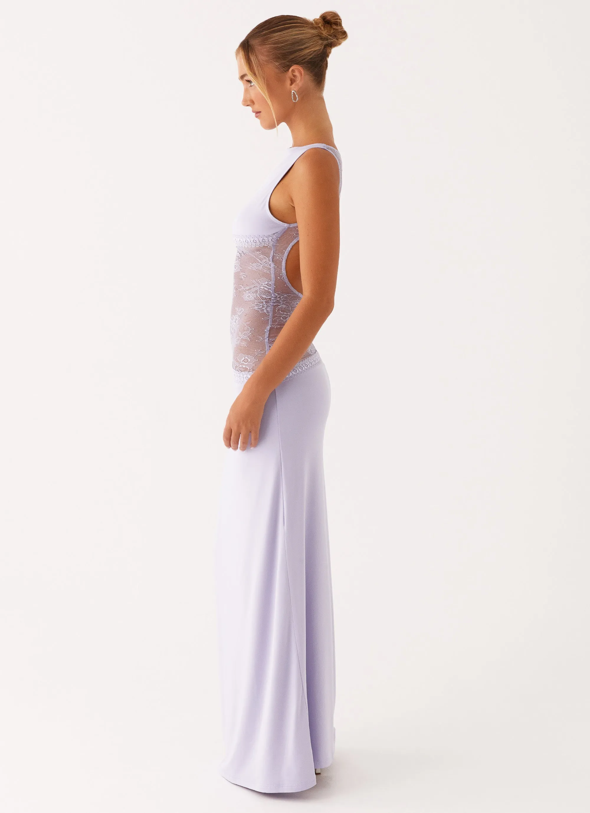 Smooth-Finish Motion Light Lucinda Maxi Dress - Lilac