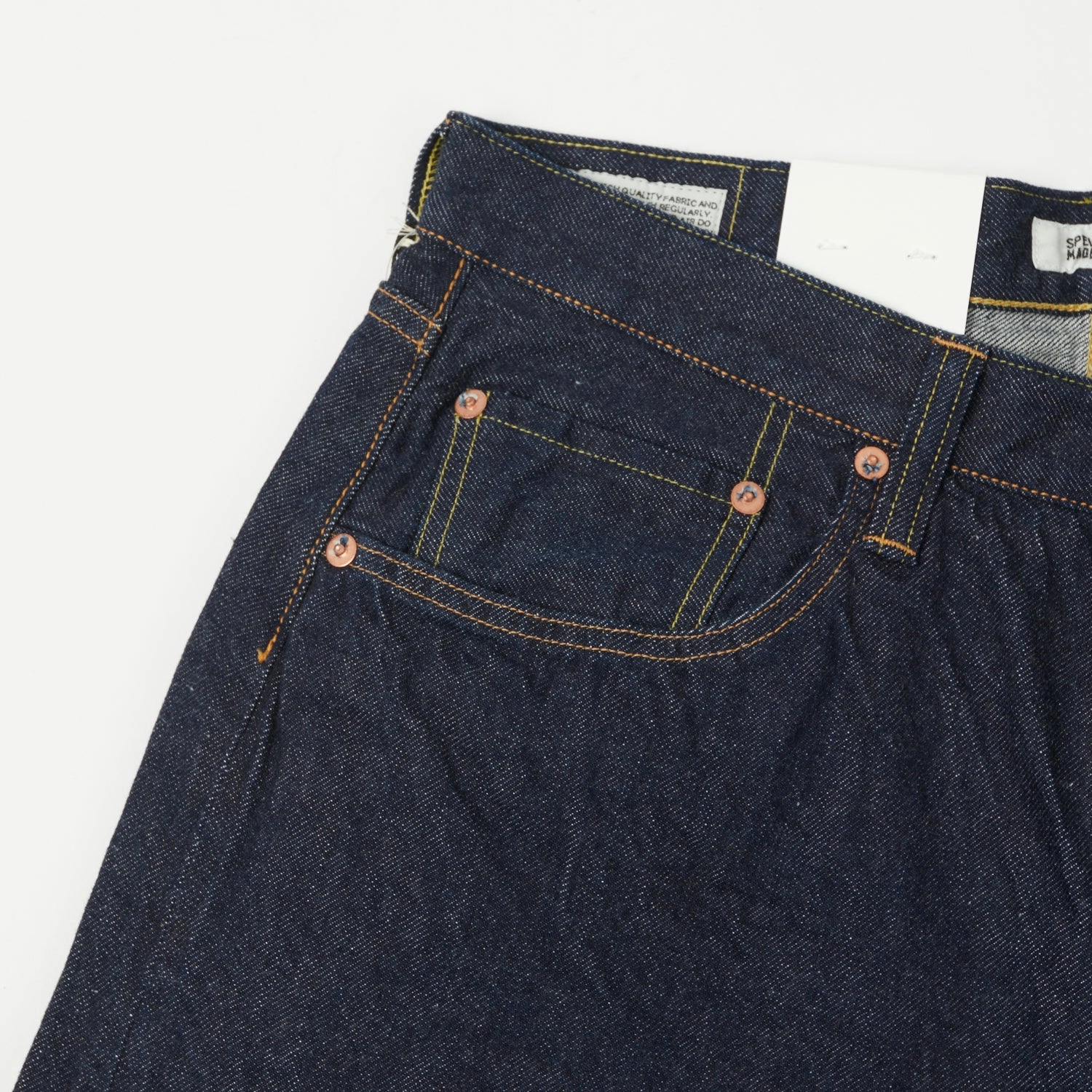 Zip Fly Closure Soft Fabric Spellbound 214C 12oz Extra Wide Straight Jean - One Wash