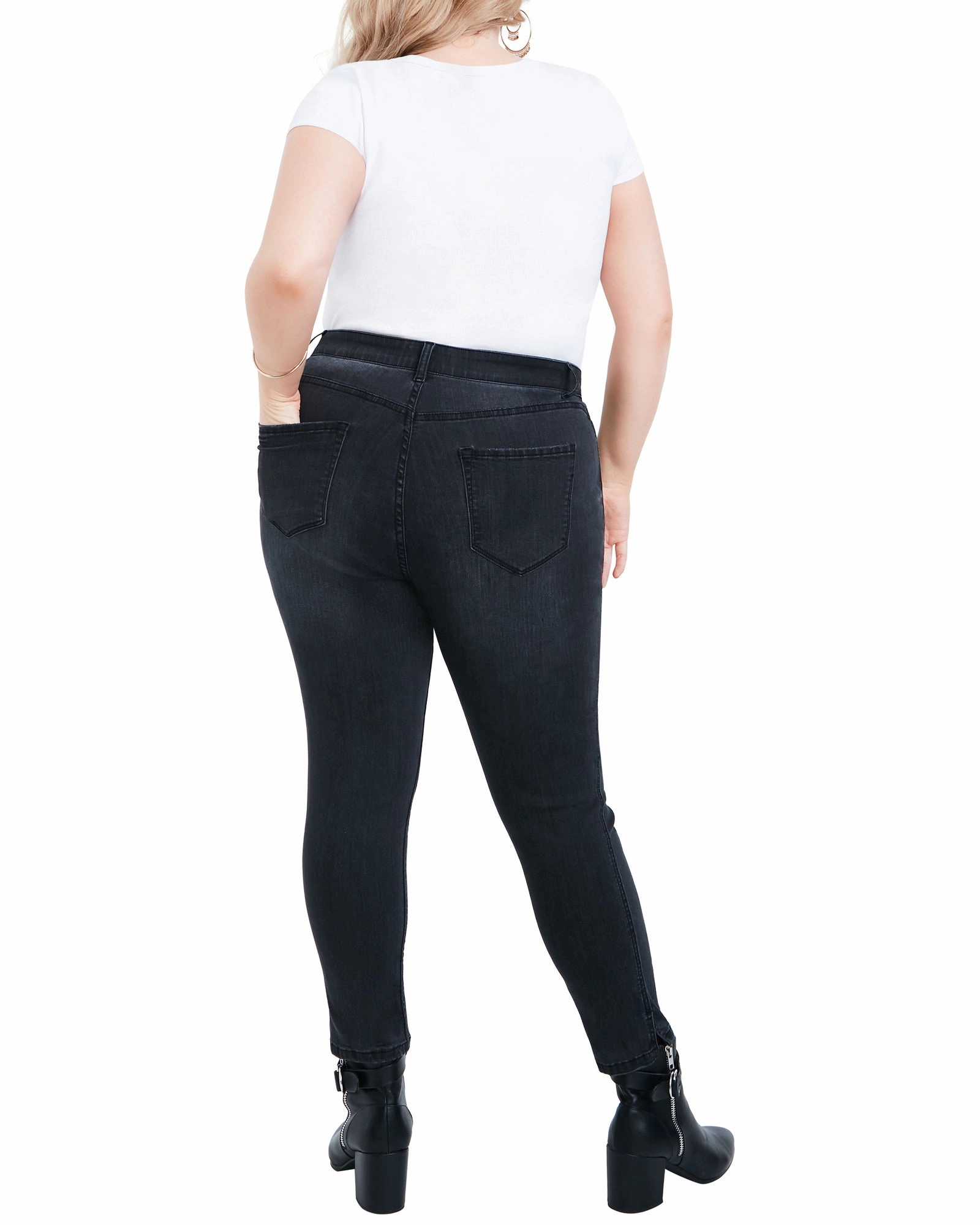 Standard Piece No Iron Wear Villa Skinny Jean | Black