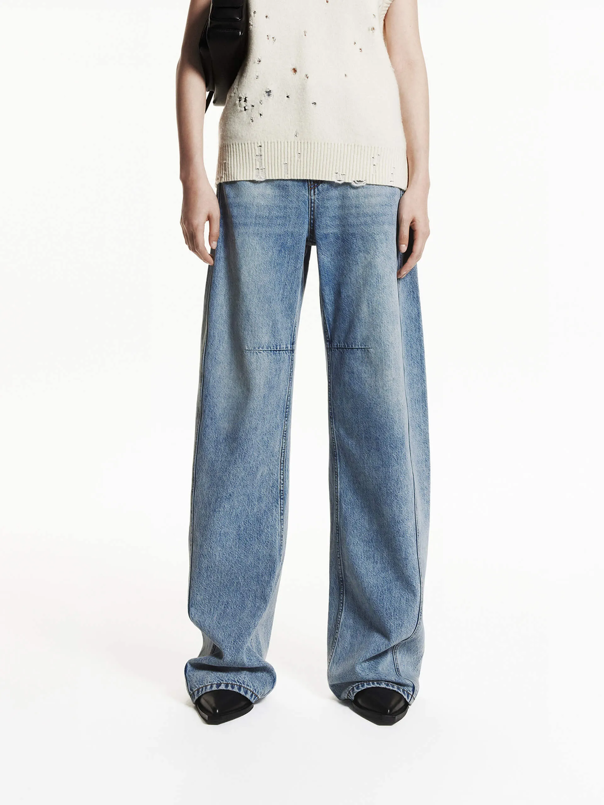 tailored look Vintage Barrel leg Jeans