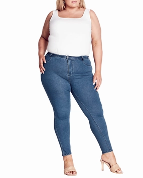 Slim Family Style Daily Wear Jayda Skinny Jean | Mid Wash
