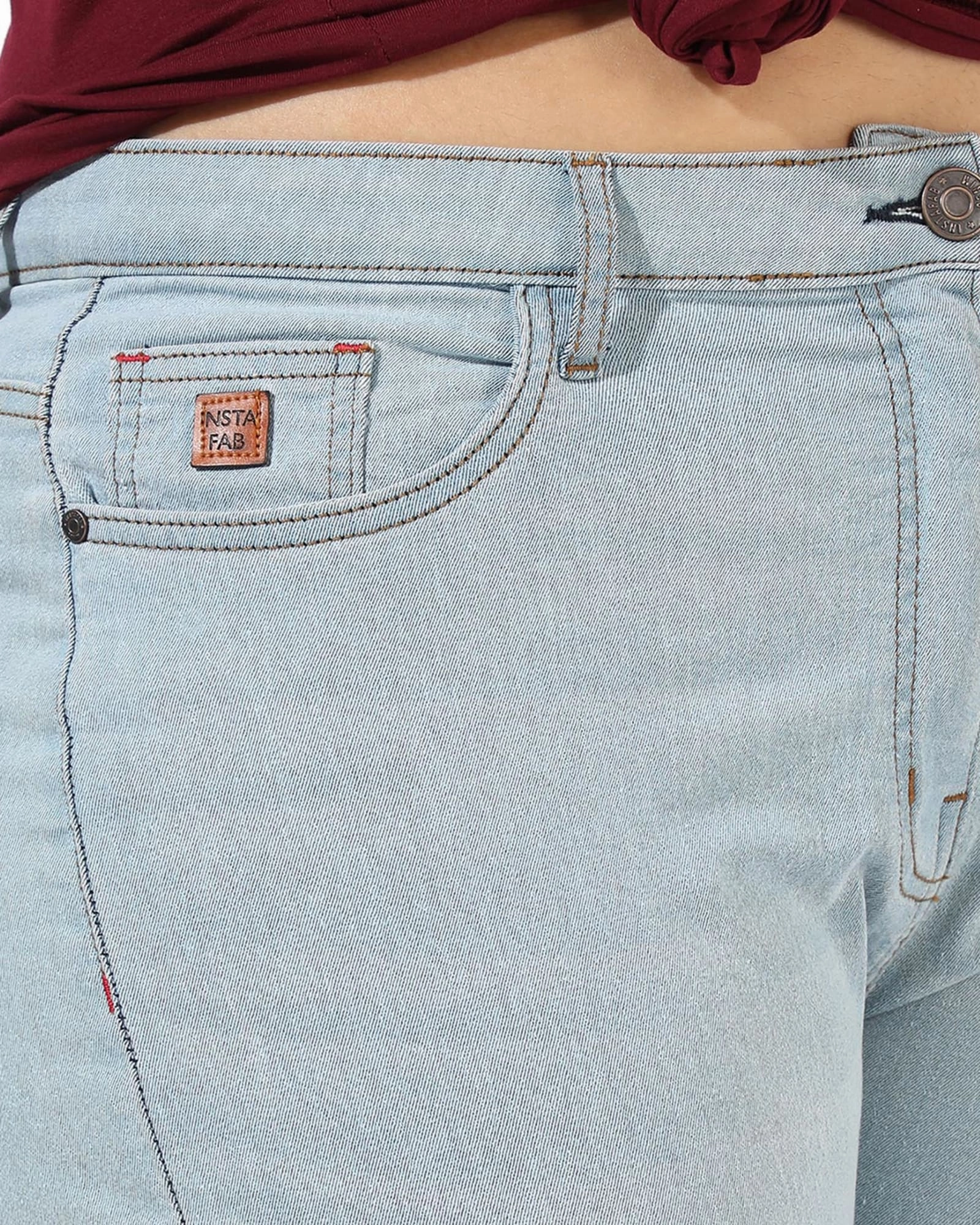 Light Blue Skinny Jeans | Light Blue Street Basics City Walk Weekend Warrior