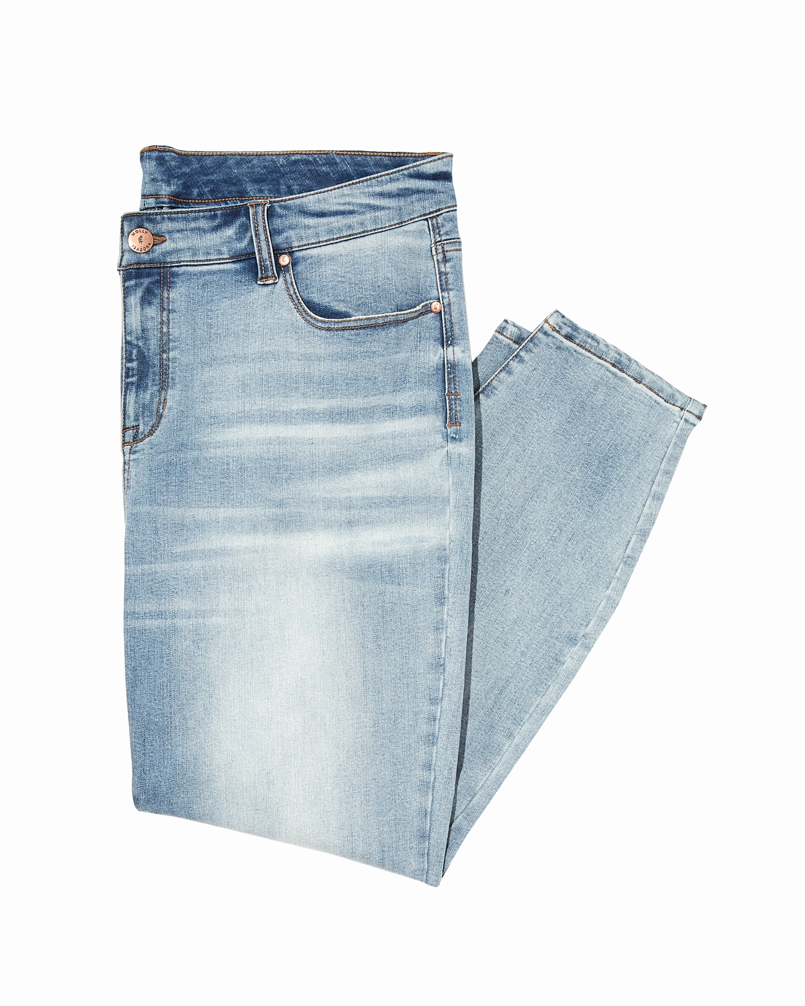 Chestnut Mid Rise Ankle Skinny Jean | Light Wash Work Meeting Casual Pre Washed Denim