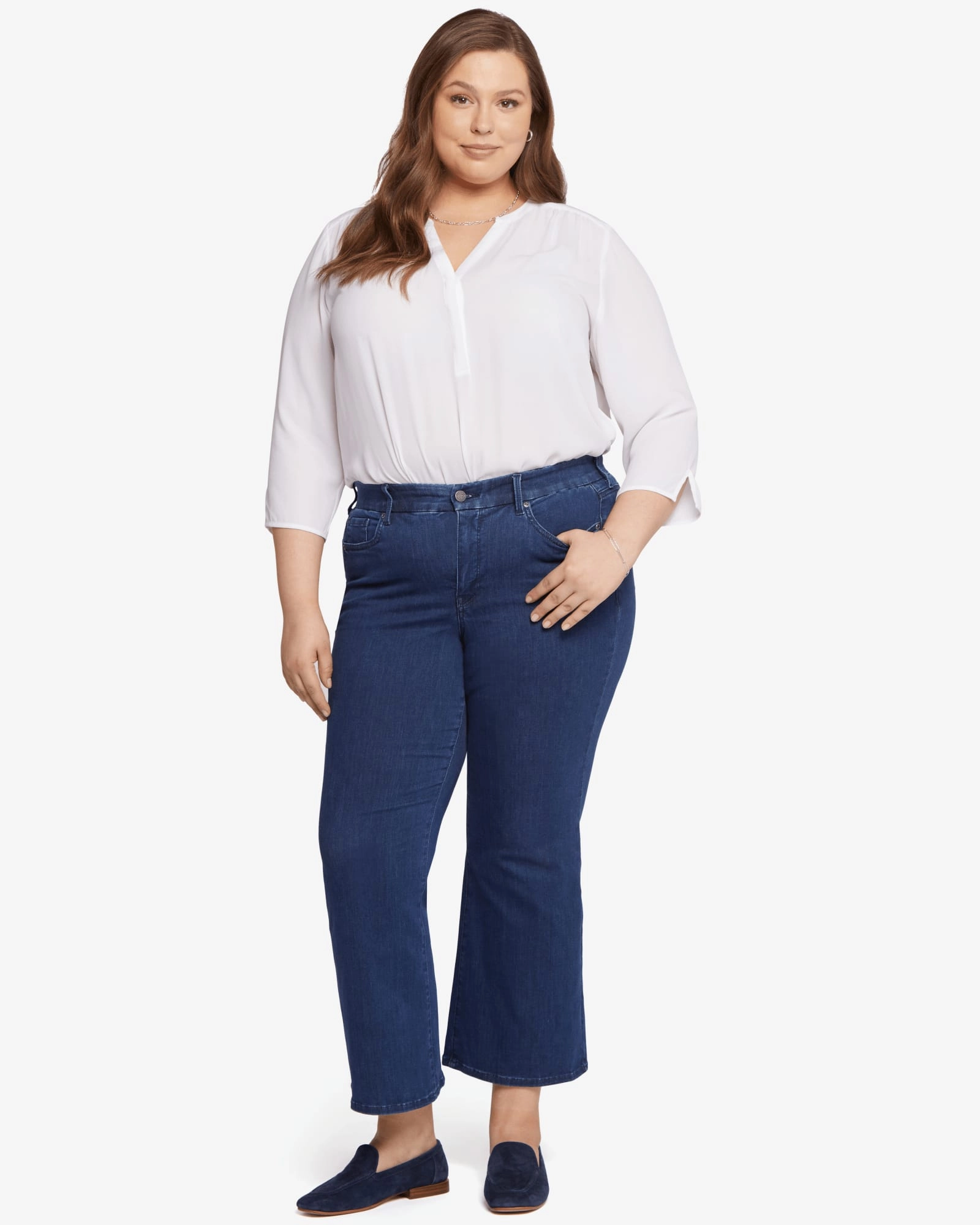 Go-to Comfort Slim Family Style Daily Wear Waist Match Relaxed Flare Jean | Genesis