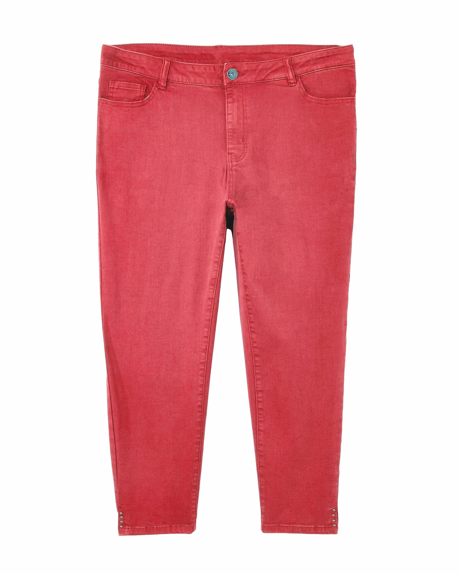 Cool And Clean Waldorf Ankle Jean | Red