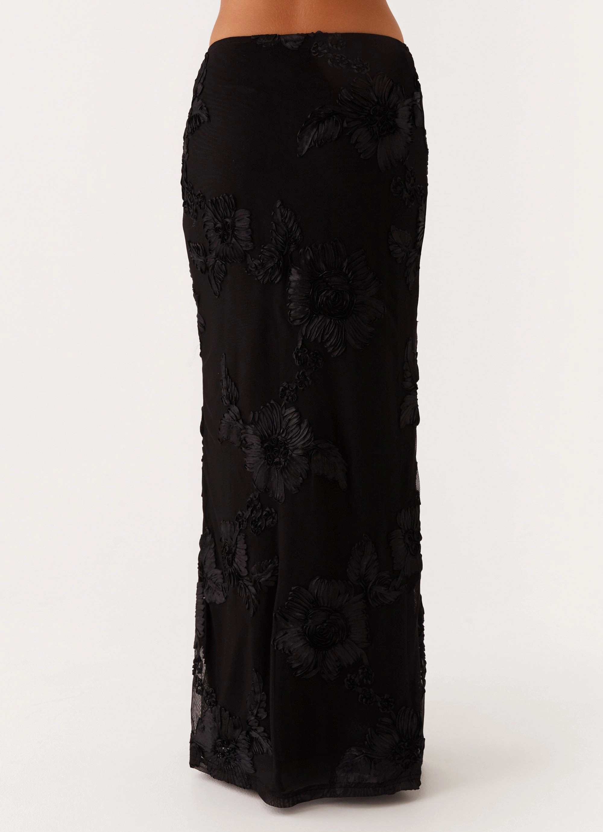 mix and match Maternity Friendly Radiate Maxi Skirt - Black