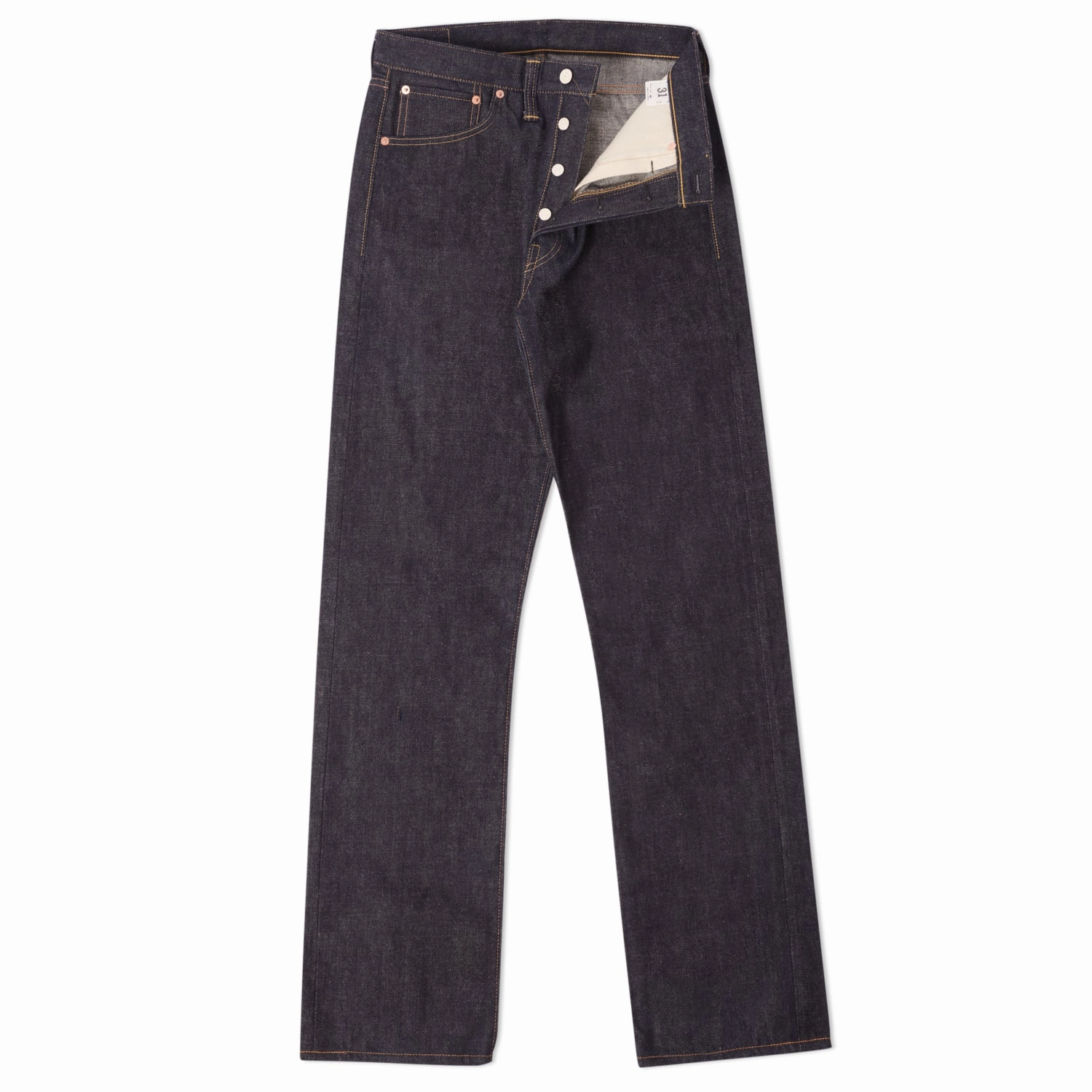 Distressed Details Warehouse & Co 1001XX 'Heavy Ounce' 14.5oz Regular Straight Jean - Raw