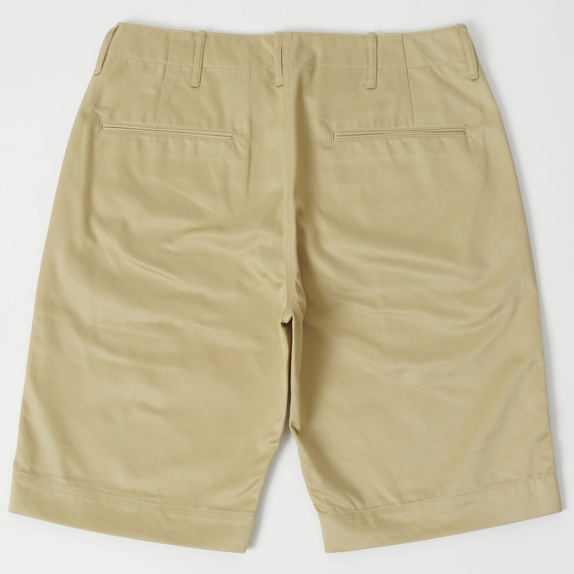 Warehouse & Co 1204 Duck Digger Chino Short - Beige Quick Dry Material Weekend Ready