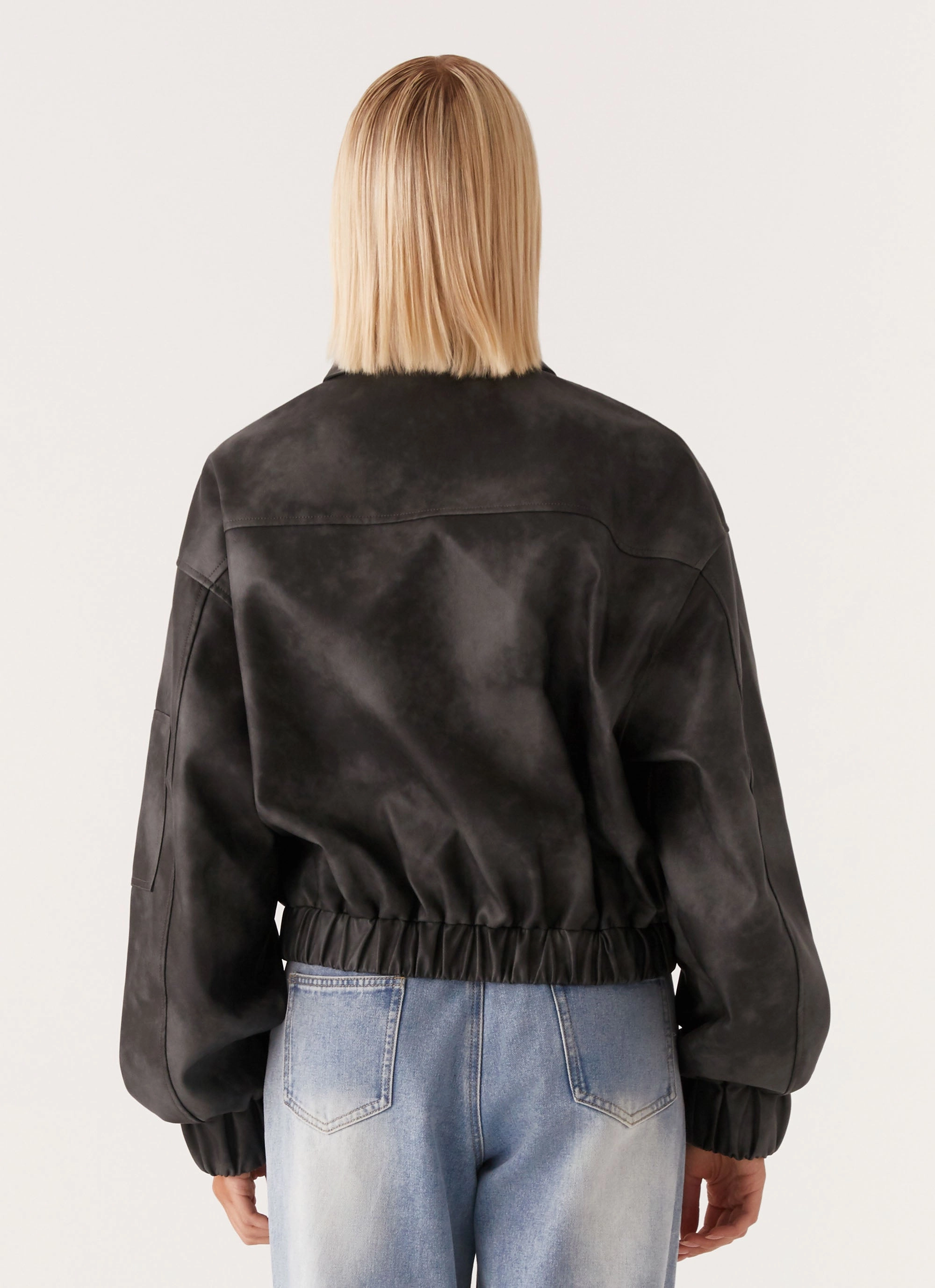 Odor Control Treatment Gallery Washington Bomber Jacket - Black