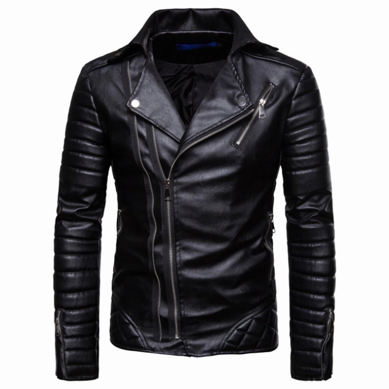 Weather Ease Ergonomic Shoulder Design West Louis? Classic Motorcycle Leather Jacket