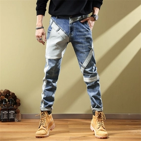 Quick Matchup Seasonless wear West Louis? Fashion Pockets Desinger Streetwear Relaxed Jeans