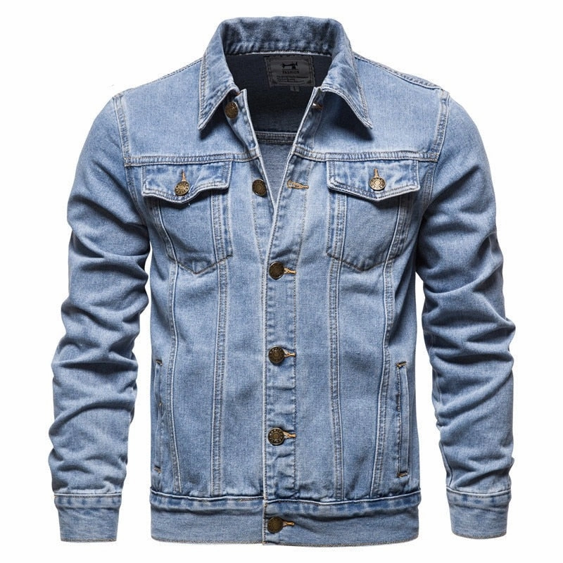 Advertise West Louis? High-End Cowboy Style Denim Jacket