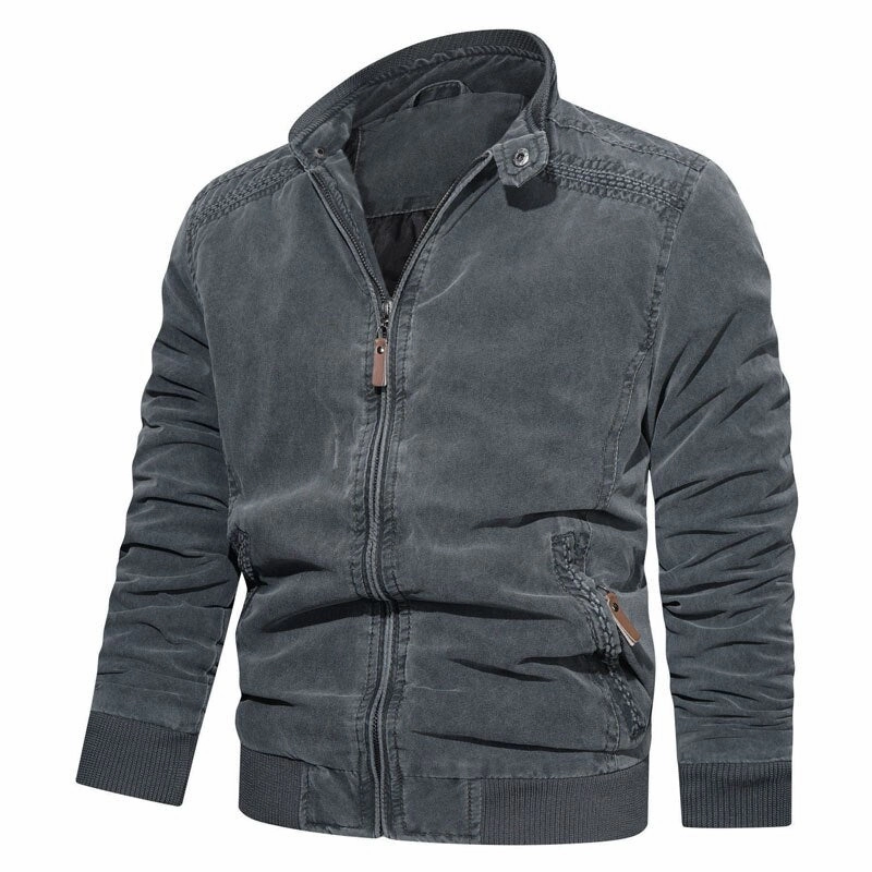 Commute West Louis? Mens Spring Casual Fleece Tactical Bomber Jacket