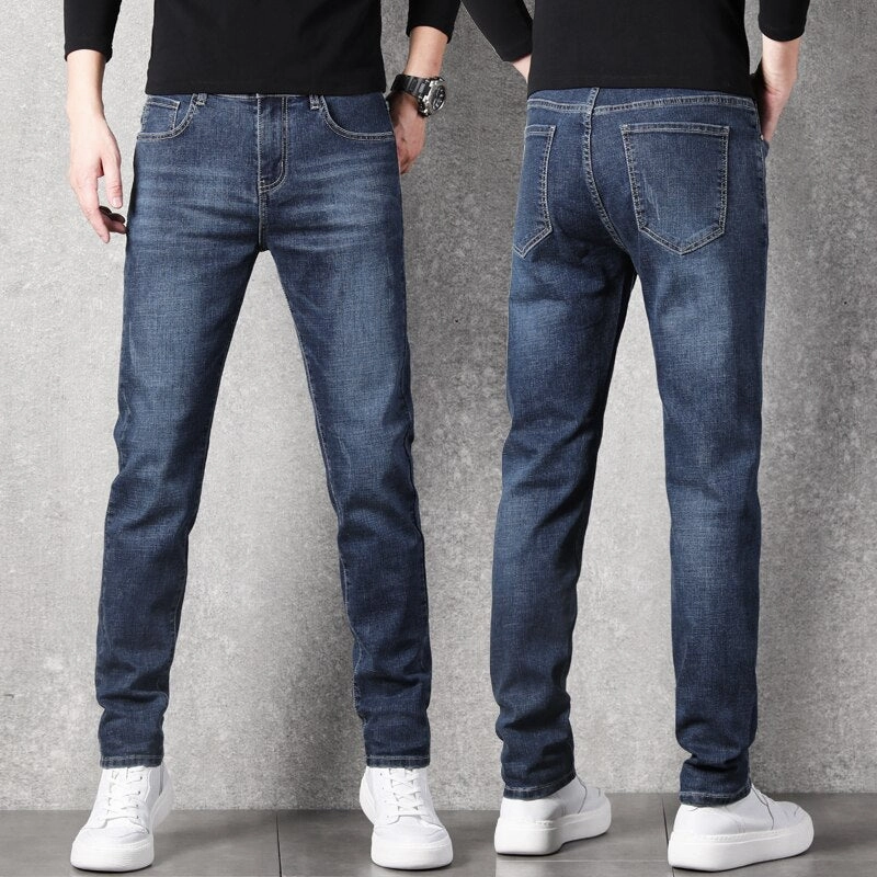 Organic Cotton Material Cool Day Look West Louis? Stretch Slim Fit Fashion Designer Denim Jeans