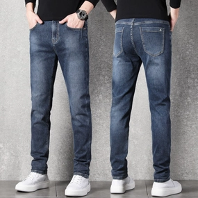 West Louis? Stretch Slim Fit Fashion Designer Denim Jeans Daily Uniform