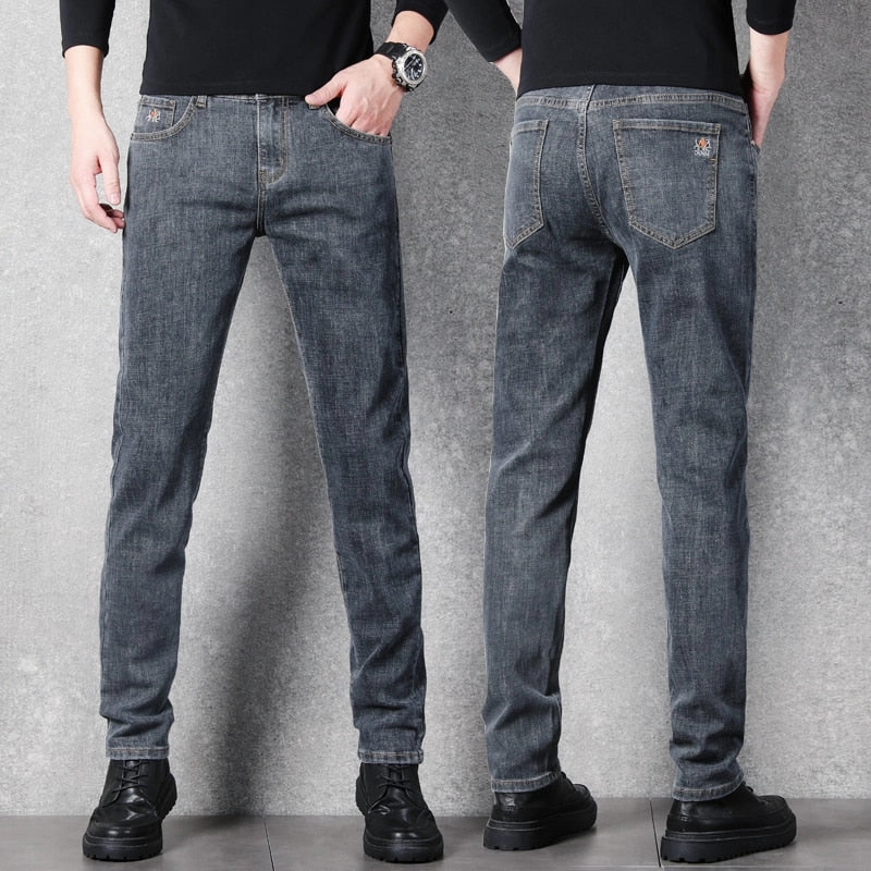 West Louis? Stretch Slim Fit Fashion Designer Denim Jeans Outfit Routine Sophisticated Look