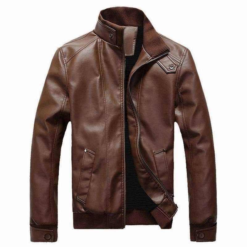 West Louis? Trend Retro Leather Jacket evening walk Rugged Outer Shell