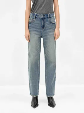 Sleek Fit Modern Fit Whisker Detail Ankle Jeans