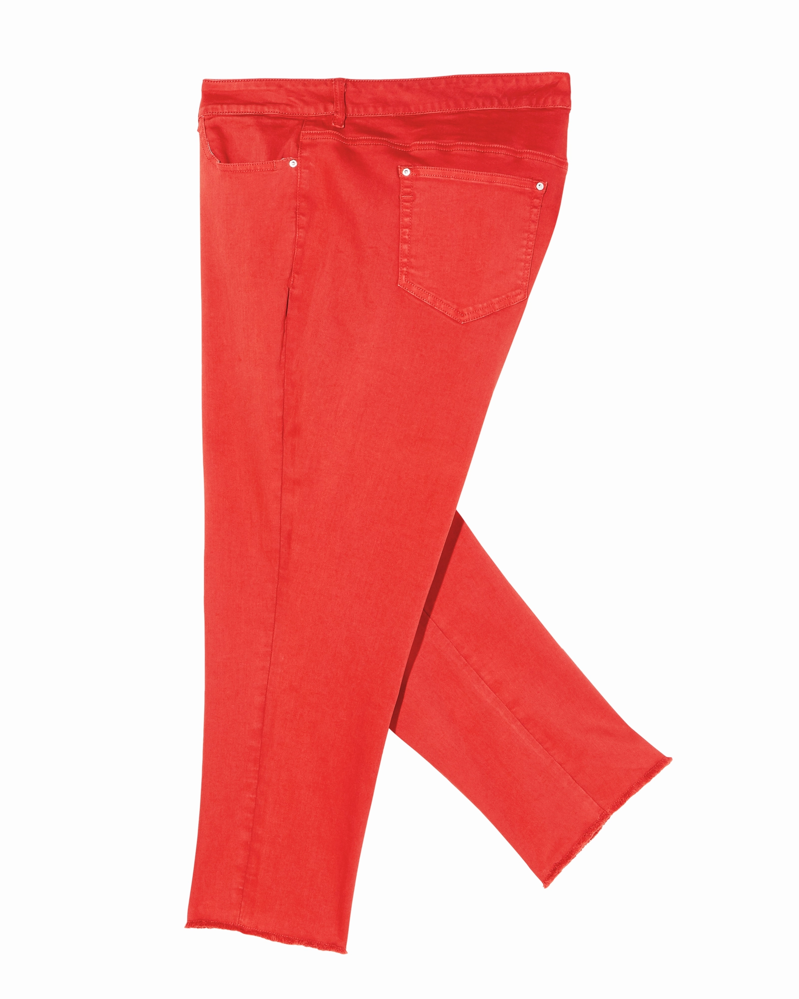 Whitman Frayed Capri | Coral Date Night Loose Vintage Lover