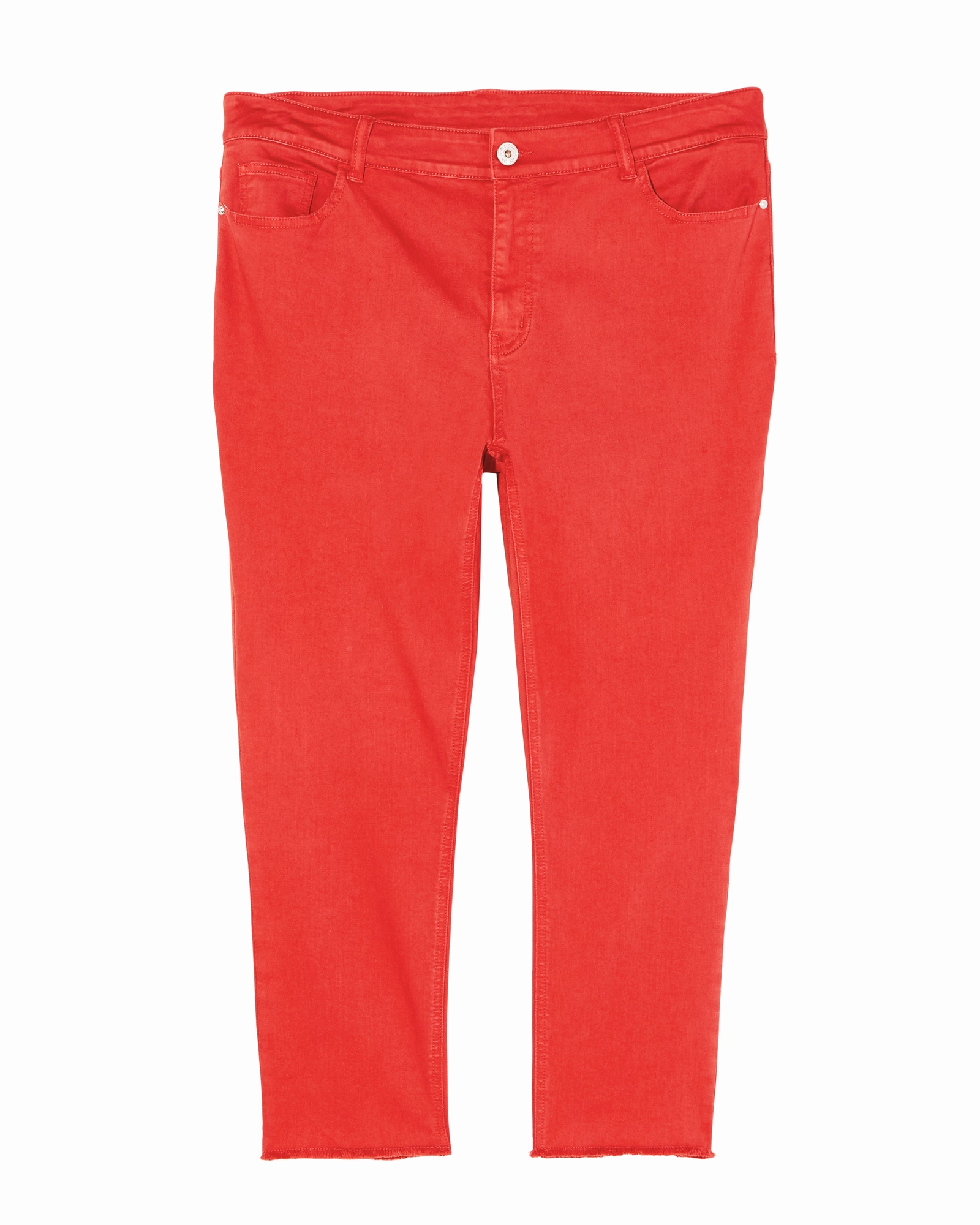 Perfect For Daily Whitman Frayed Capri | Coral