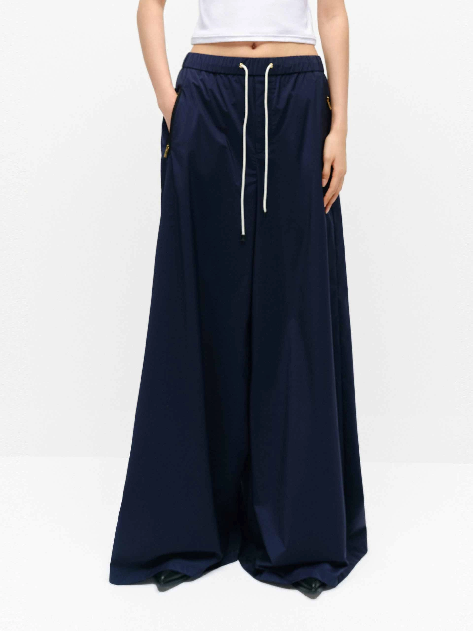 Wide Leg Drawstring Pants ReinforcedKnees Urban Ready