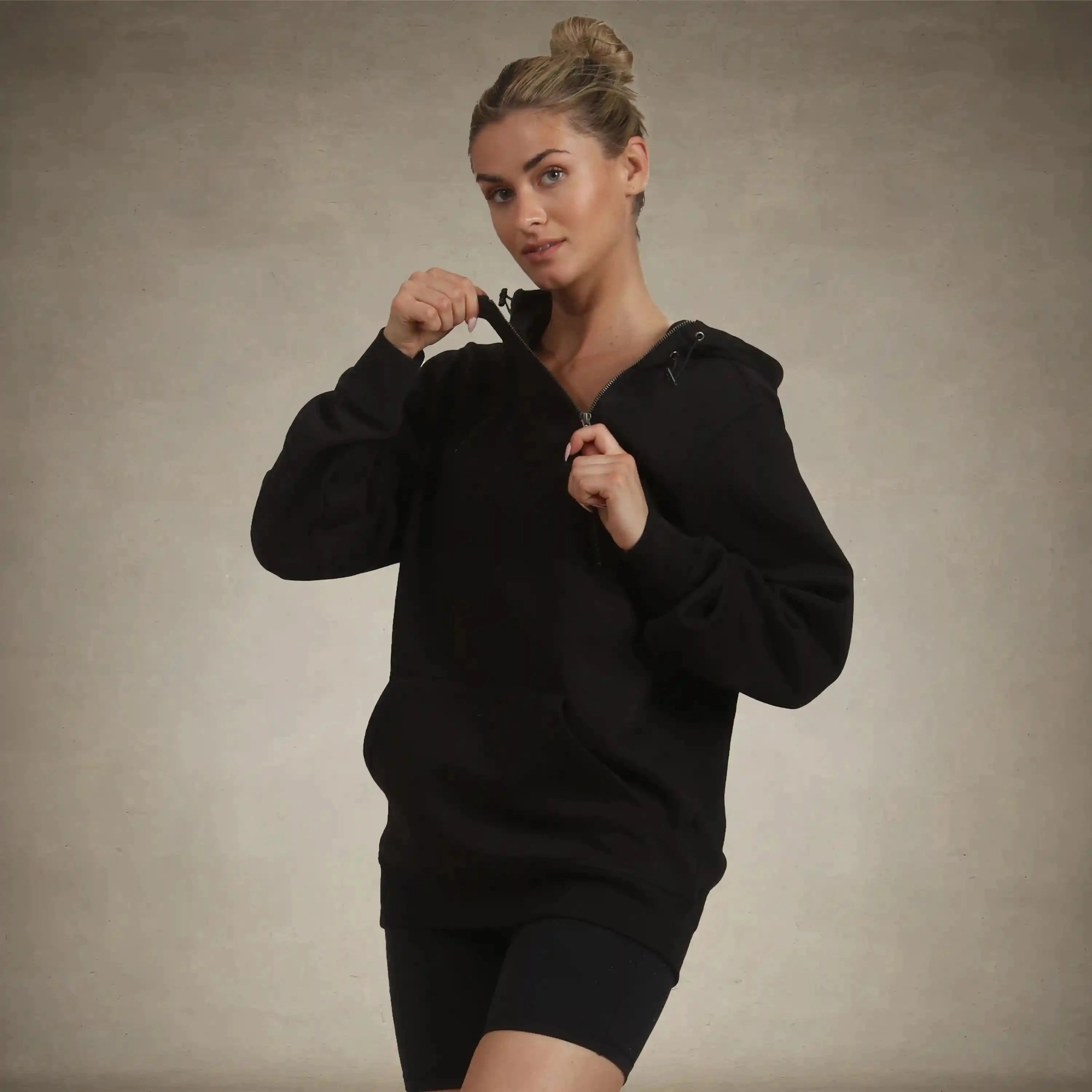 Sport Performance Women's Taylor Double Zipper Pullover Oversized Hoodie