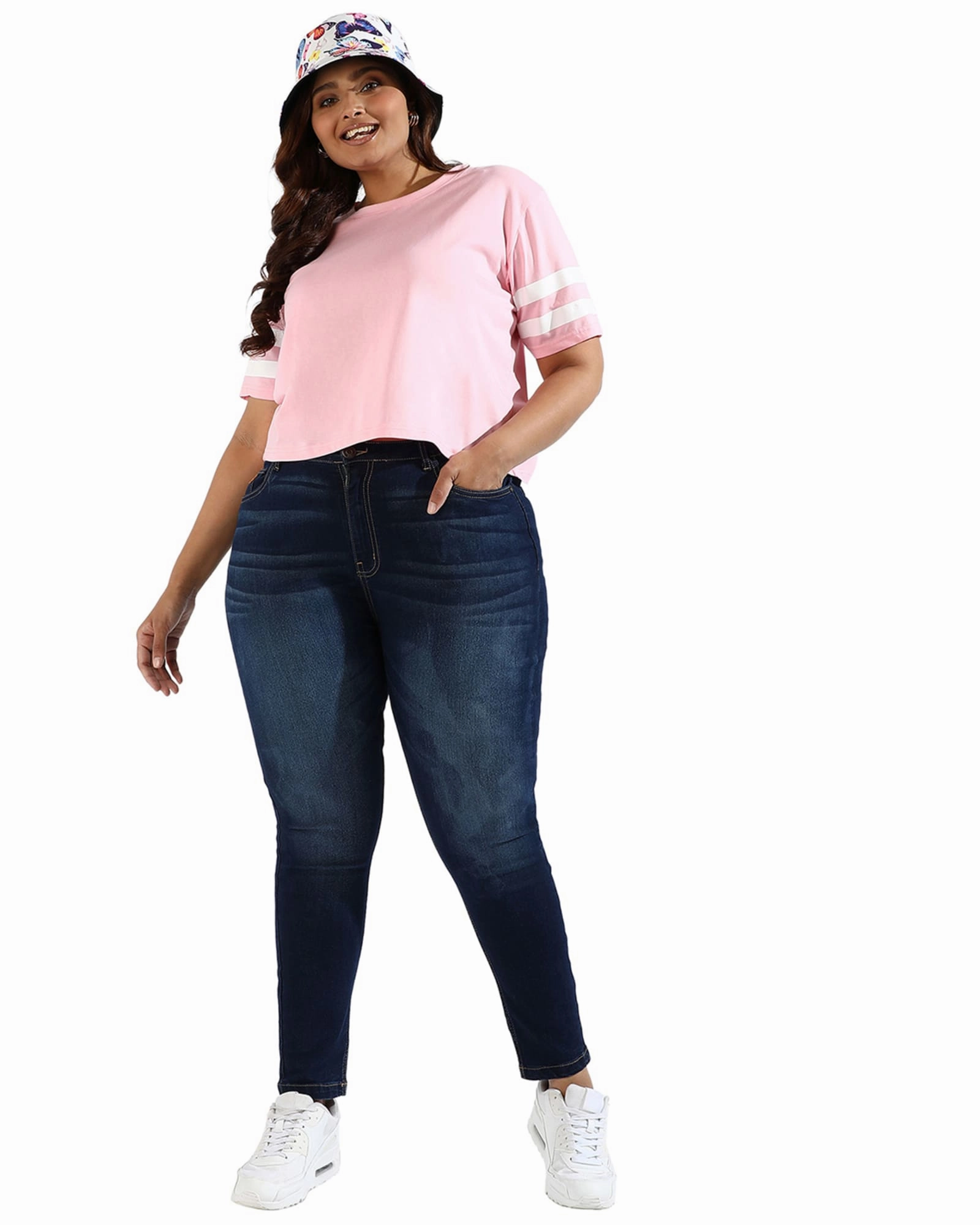 Women Solid Mid Wash Skinny Fit  Denim Jeans | Navy Professional Wear Premium Winter Warmth Quick Matchup