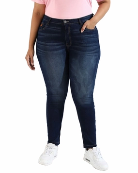 Common look Trend Setter Home Comfort Women Solid Mid Wash Skinny Fit  Denim Jeans | Navy