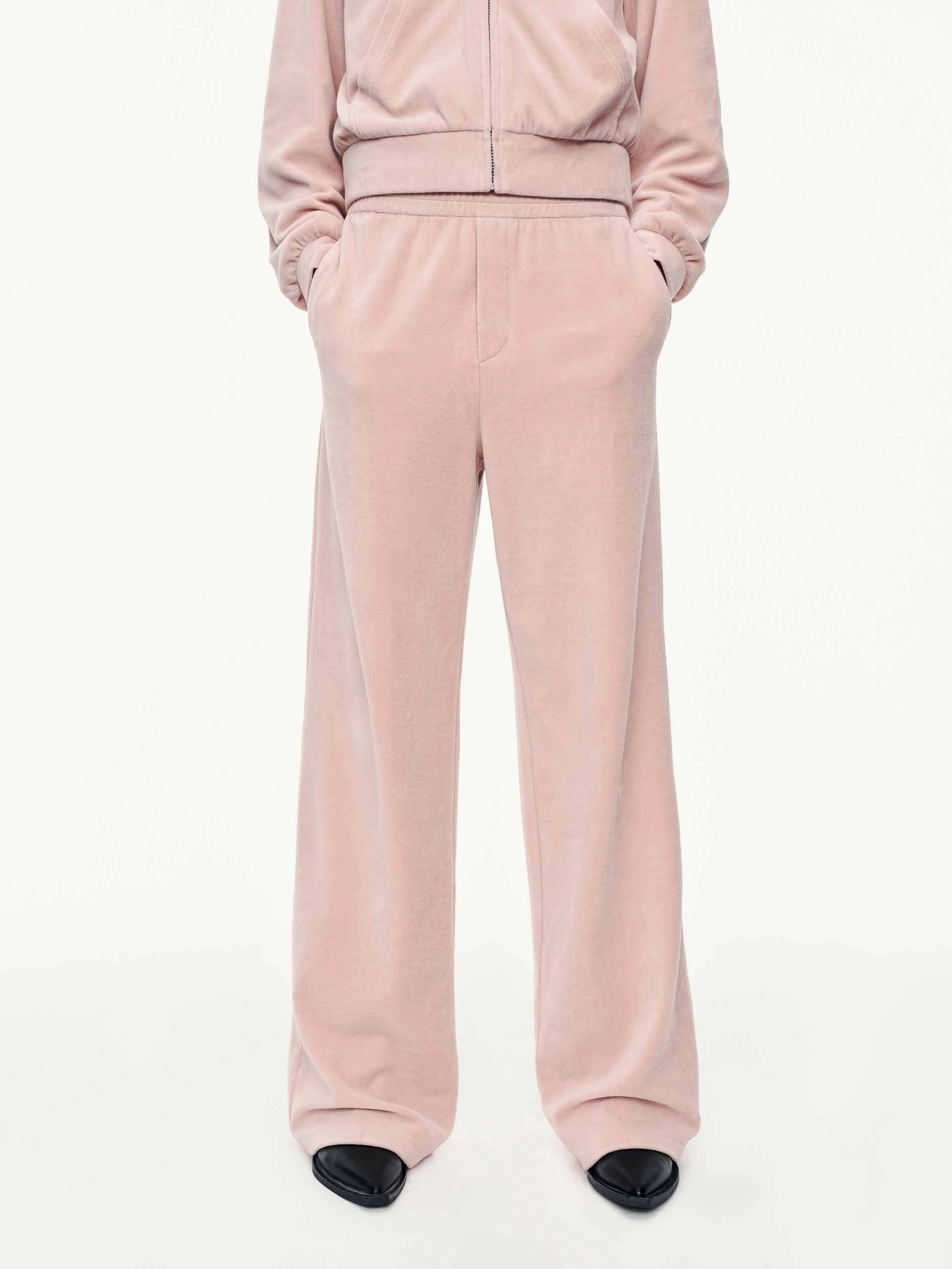 AbrasionResistant Low Bulk Design Soft Velvet Straight Trouser