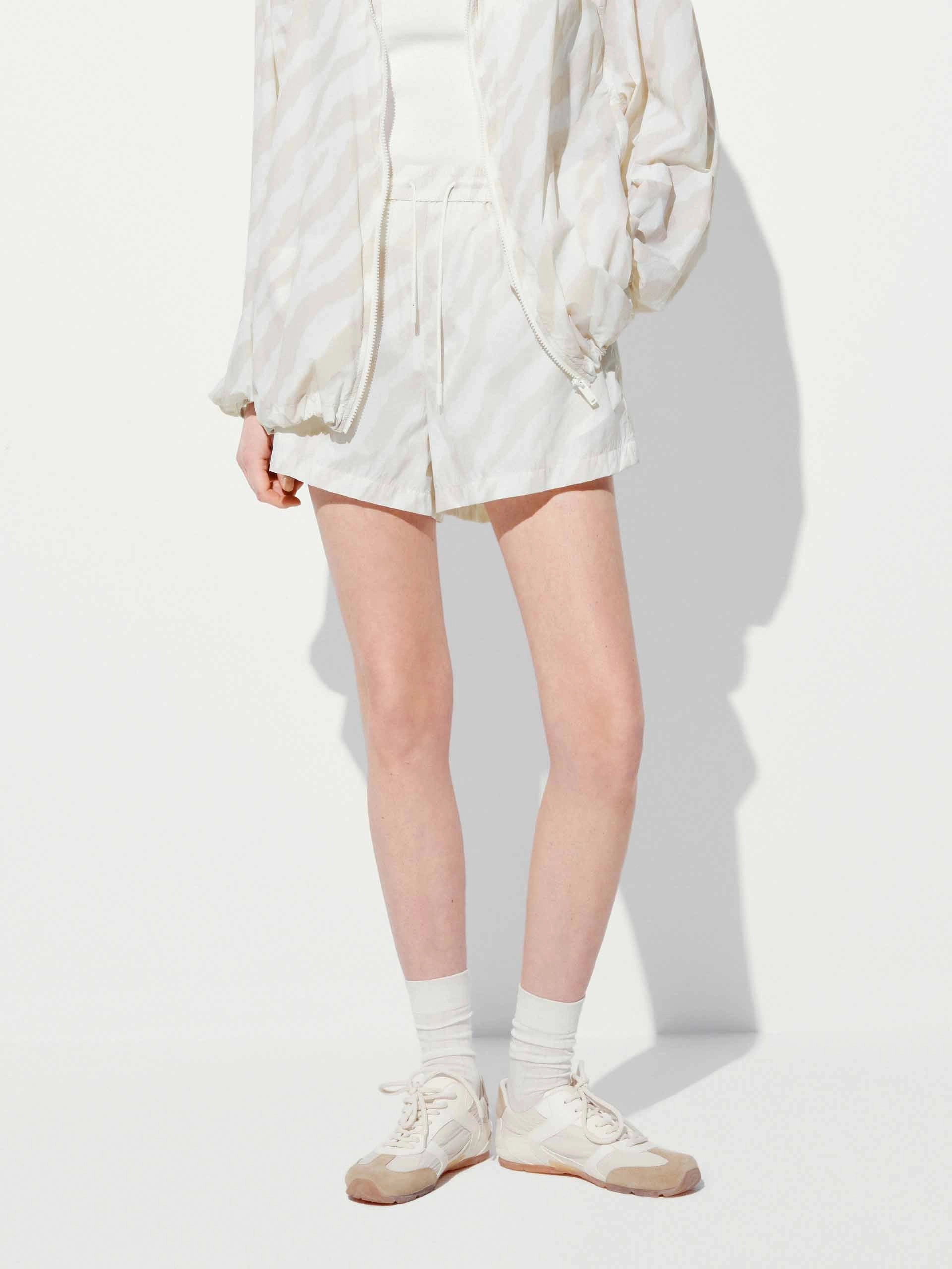 Style Choice Summer Fashion Zebra Pattern Elastic Shorts